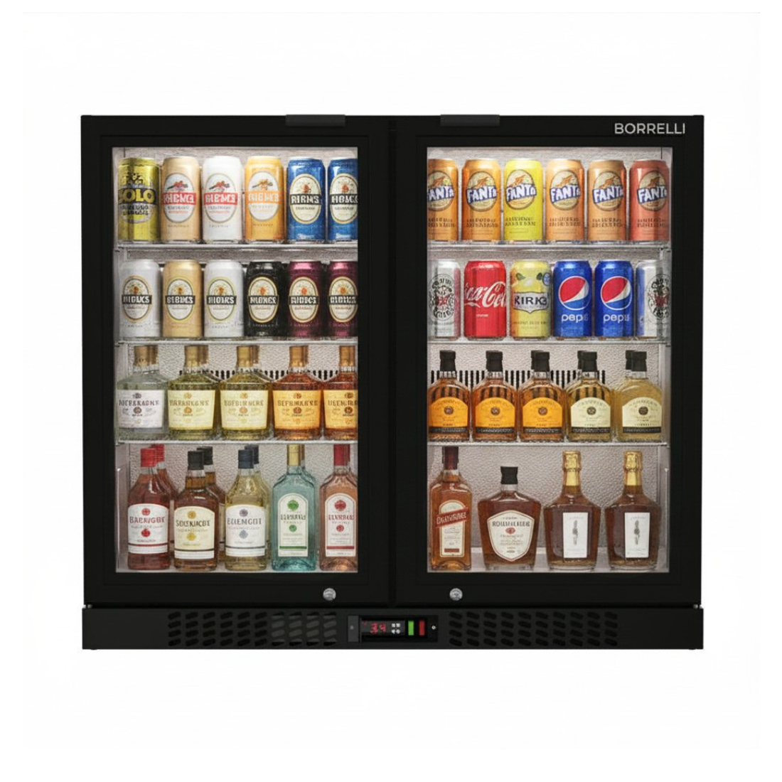 Double Door Commercial Bar Fridges