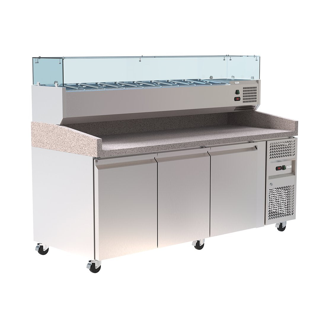 Granite Top Prep Fridges