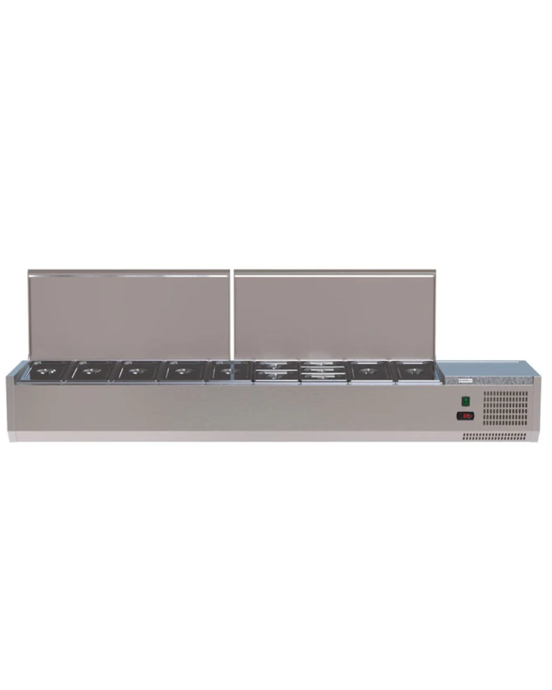 VRX Stainless Steel Lid Prep Fridges
