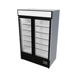 Commercial Upright Display Freezer With 2 Hinged Doors 1012L