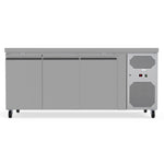 High-Capacity 403L Commercial Counter Fridge, Perfect For Busy Kitchens And Food Service Establishments. Spacious Interior With Adjustable Shelving To Accommodate Various Products. Front Image.