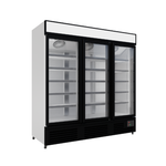Commercial Upright Display Freezer With 3 Hinged Doors 1560L