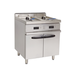 Borrelli Twin Basket Twin Tank Free Standing Gas Fryer 6 Burner - 2 x 20Ltr