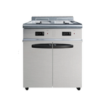 Borrelli Twin Basket Twin Tank Free Standing Gas Fryer 6 Burner - 2 x 20Ltr