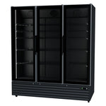 Commercial Upright Bar Fridge With 3 Hinged Glass Doors 1242L