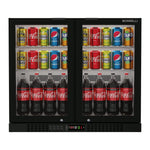 Commercial Bar Fridge With 2 Hinged Doors 207L