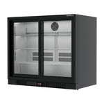 Commercial Undercounter Bar Fridge With 2 Sliding Doors 188L