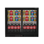 Commercial Bar Fridge With 2 Sliding Doors 207L