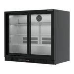 Commercial Bar Fridge With 2 Sliding Doors 207L