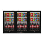Commercial Bar Fridge With 3 Hinged Doors 324L