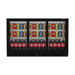 Commercial Undercounter Bar Fridge With 3 Sliding Doors 293L