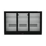 Commercial Undercounter Bar Fridge With 3 Sliding Doors 293L
