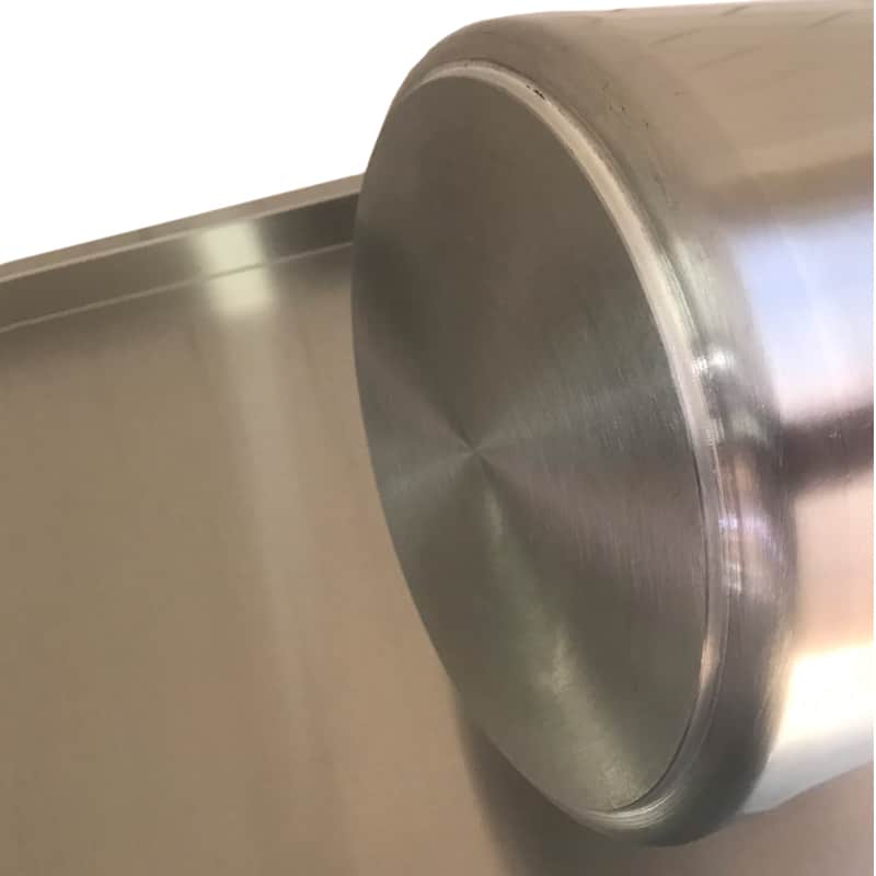 71L Stainless Steel Stock Pot, Essential for Bulk Cooking in Commercial Kitchens. Robust Construction for Durability and Reliability.  Bottom Image.