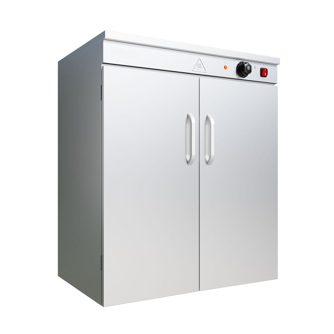 Experience Effortless Plate Warming with the Borrelli Plate Warmer - Accommodates 120 Plates. This premium plate warmer is designed for catering professionals, offering a generous capacity .Angle_view.