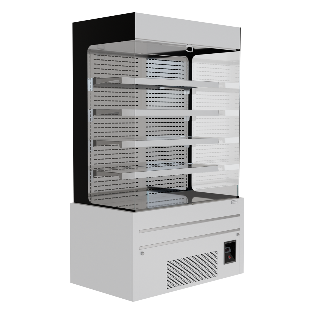 Floor stock - Borrelli 1800Ltr Commercial Floor Standing Open Deck Fridge