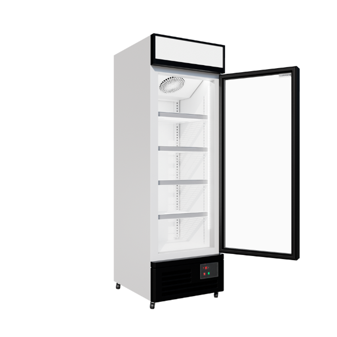 Commercial Upright Display Freezer With Hinged Door 459L