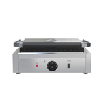 Borrelli Large Contact Panini Grill with Ribbed Top &  Bottom