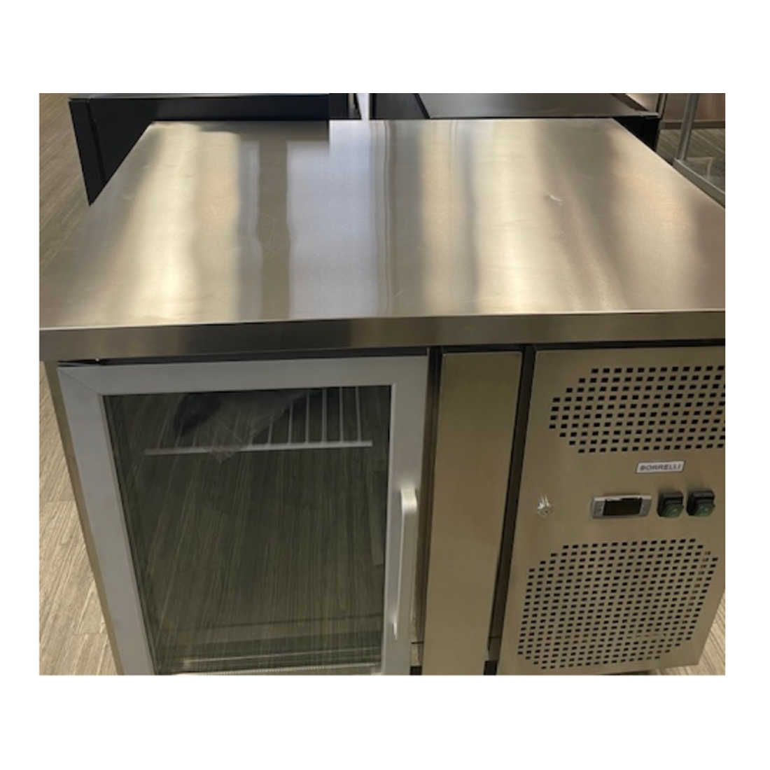 Commercial Counter Fridge With Glass Door 115L -Floor Stock