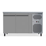 260L Commercial Counter Fridge, Perfect For Food Service Businesses. Adjustable Shelving Maximizes Storage Efficiency. Front Image.