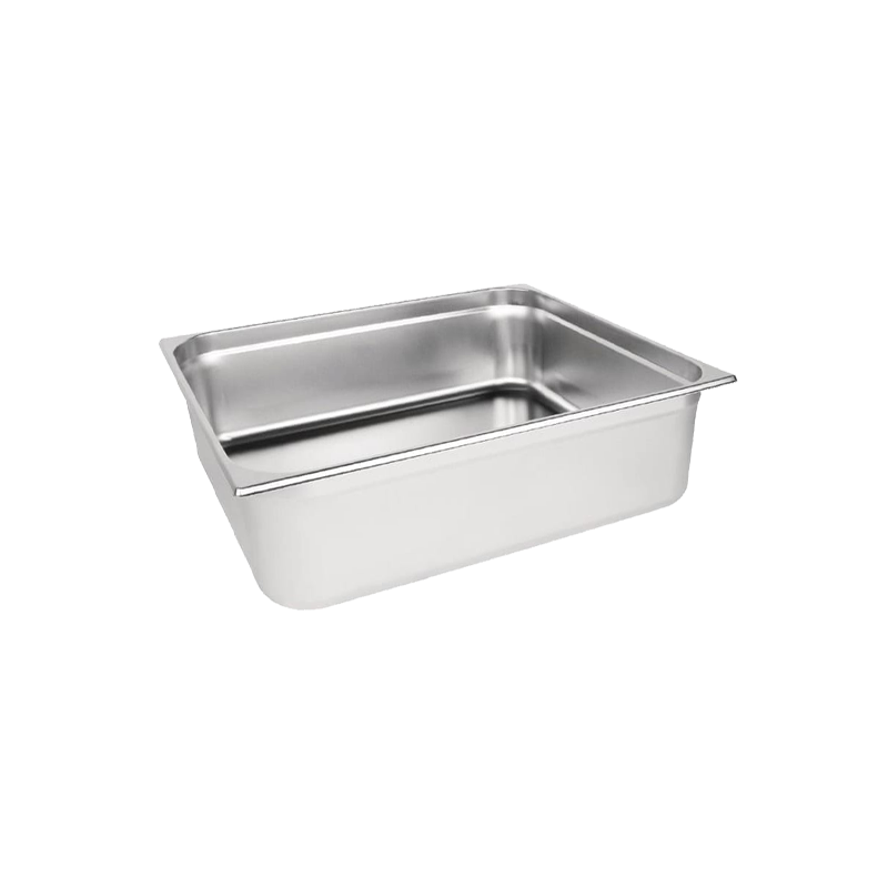 Experience Superior Food Storage with our Gastronorm Pan 2/1 - 100mm Deep, Complete with Lid.