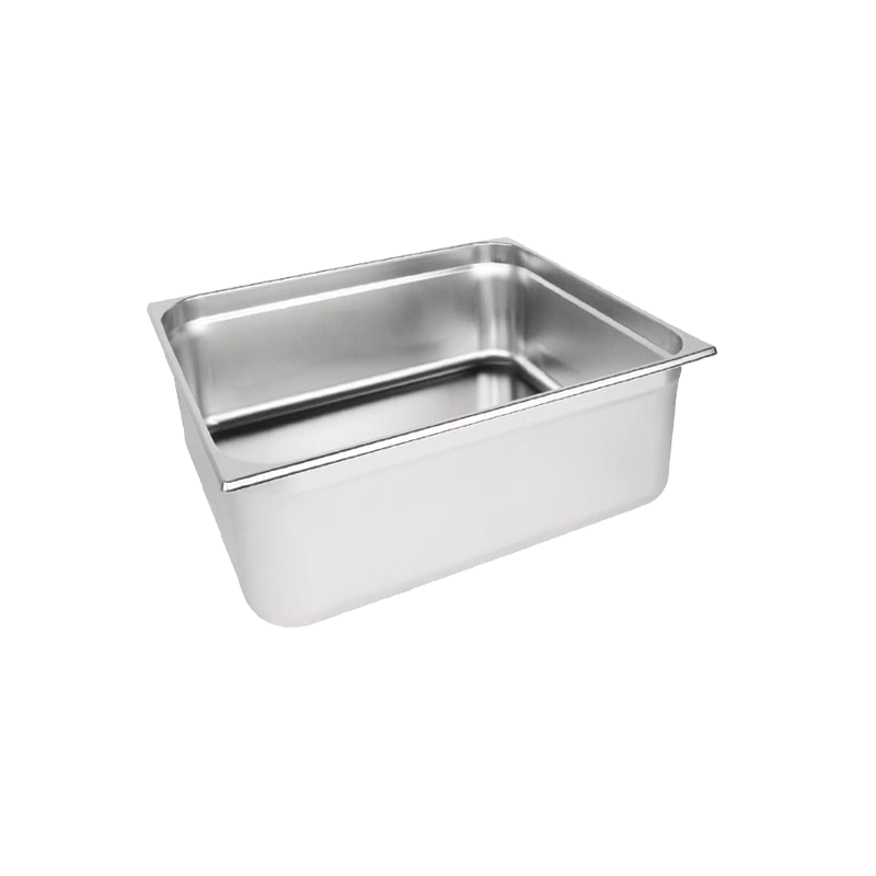 Experience Superior Food Storage with our Gastronorm Pan 2/1 - 150mm Deep, Complete with Lid.