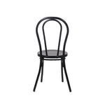 Our Stunning Tahlia Aluminium Chair Is Perfect For Any Dining Environment. This Is Offered In An Elegant Matt Black And Matt White. Back Image.