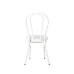 Our Stunning Tahlia Aluminium Chair Is Perfect For Any Dining Environment. This Is Offered In An Elegant Matt Black And Matt White. Back Image.
