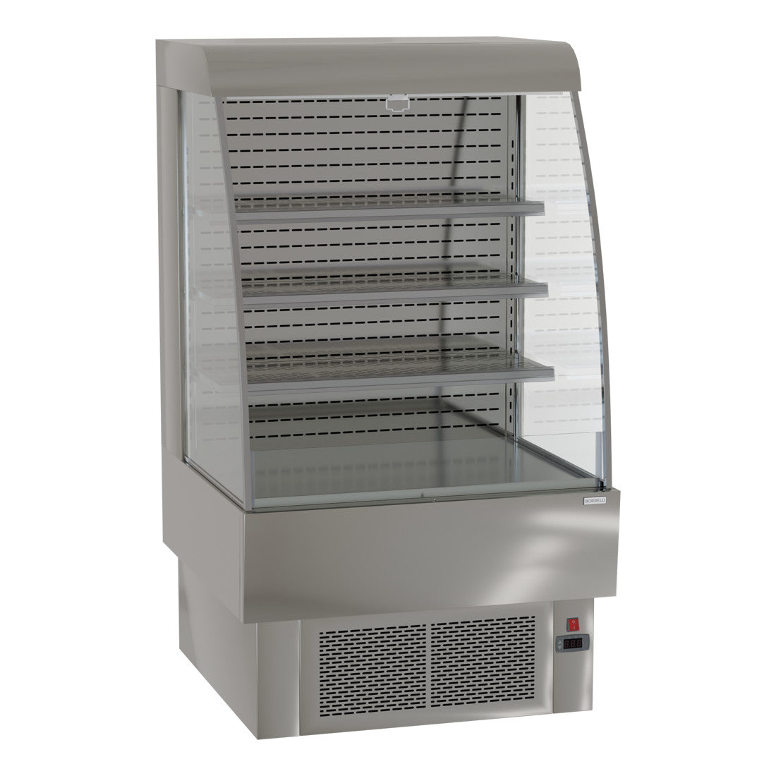 Borrelli 380Ltr Commercial Floor Standing Open Deck Refrigerated Display