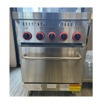 Borrelli 4 Burner Heavy duty Gas Stove with warmer