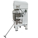 Upgrade Your Baking Operations with the Borrelli 80L Planetary Mixer, featuring 3 Speeds for Enhanced Versatility. Designed for commercial kitchens, this high-capacity planetary mixer is ideal for handling large batches of dough and other ingredients. With an impressive 80-liter capacity, it ensures efficiency in high-volume baking. Side_view.