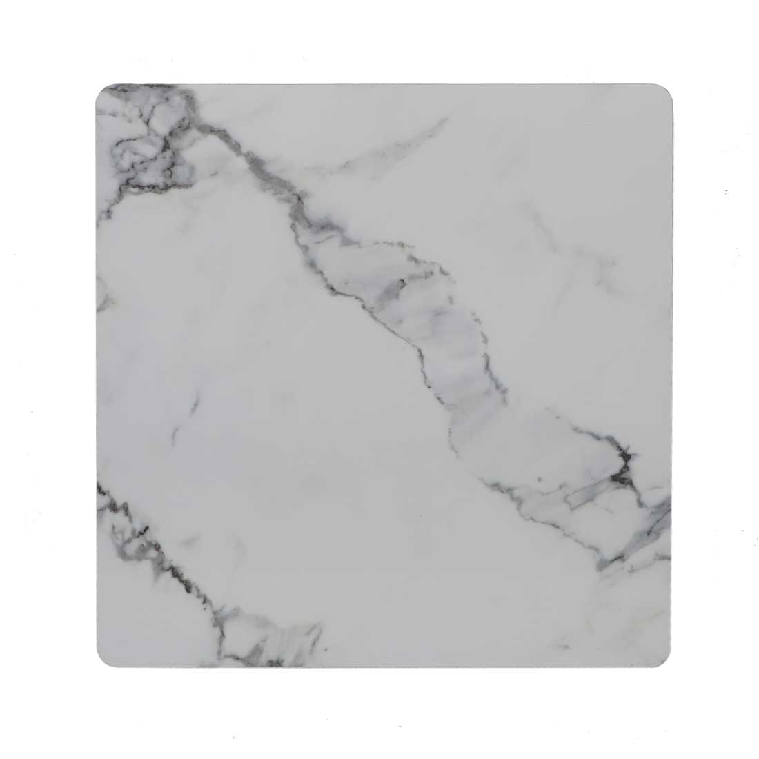 Our Vivienne table tops in Laminate White Marble look are a statement piece that will elevate any establishment seeking a classic, elegant look. Available in a range of different shapes and sizes.