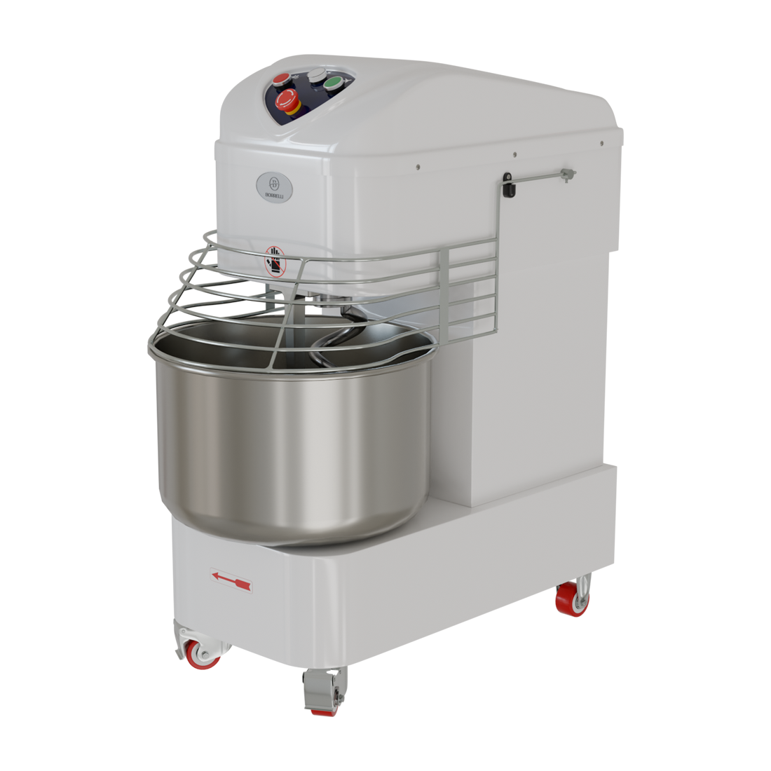 Borrelli Spiral Dough Mixer 30L - 25kg Kneading - Double Motion - Twin Speed
