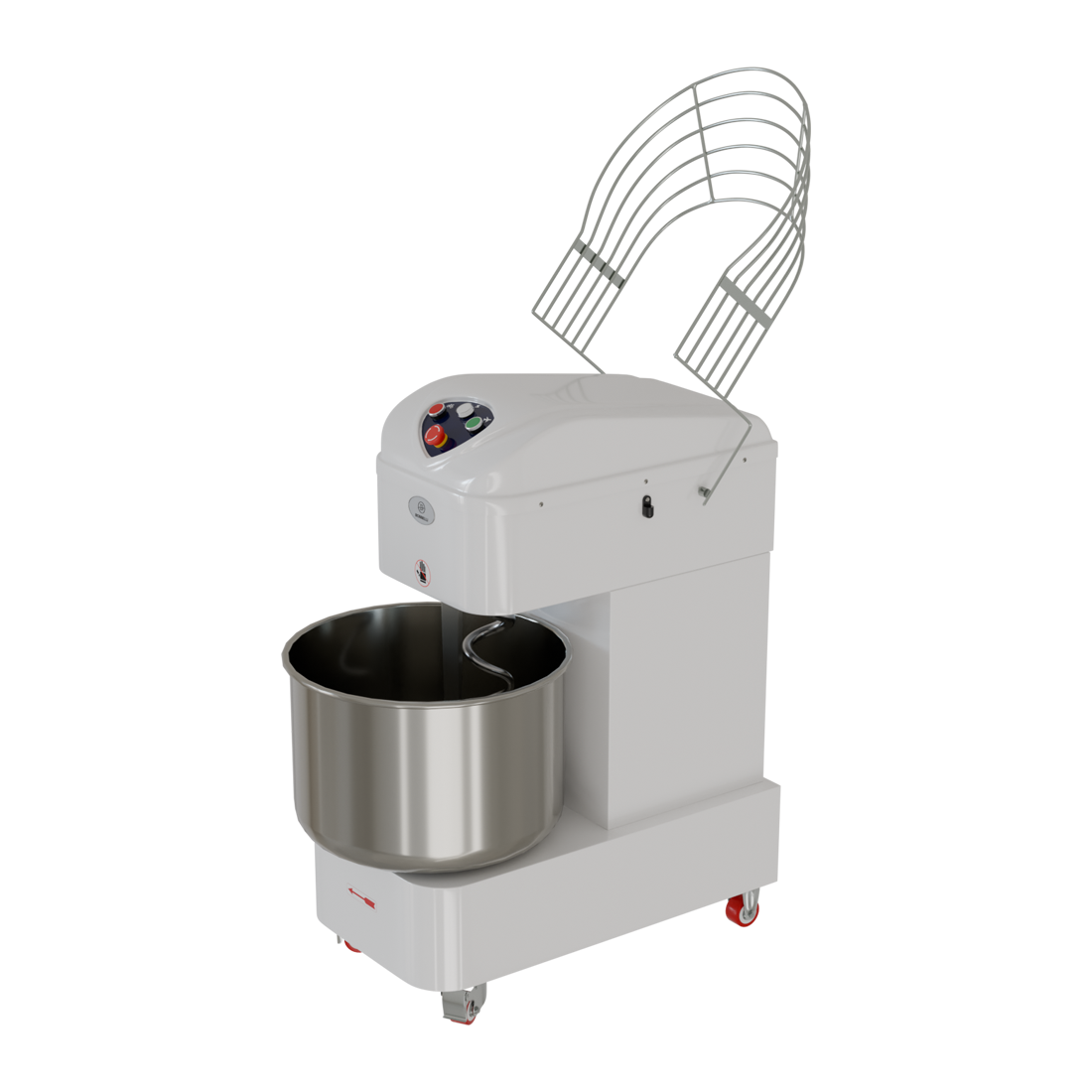 Borrelli Spiral Dough Mixer 20L - 18kg Kneading - Double Motion - Twin Speed