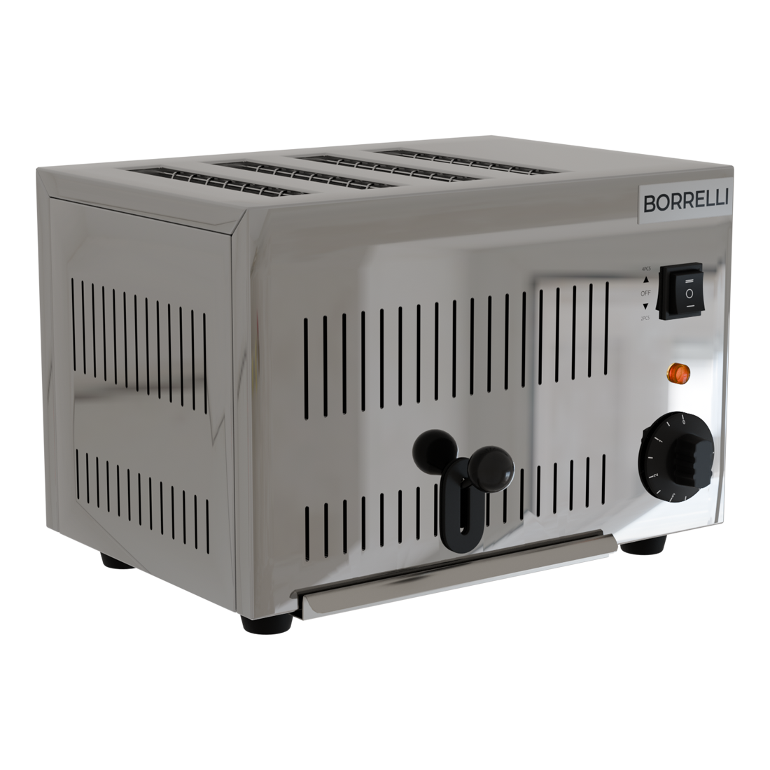 4 Slot Commercial Toaster, Ideal for Busy Cafes and Breakfast Venues. 
