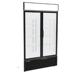 Commercial Display Fridge With 2 Hinged Glass Doors 879L