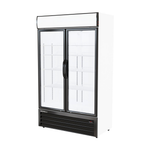 Commercial Display Fridge With 2 Hinged Glass Doors 525L