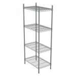 Borrelli 4 Tier Chrome Storage Racking 1200mm
