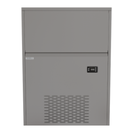 Efficient 120kg Ice Machine for Commercial Use - Compact and Durable Design, Perfect for Restaurants, Bars, and Cafes front view.
