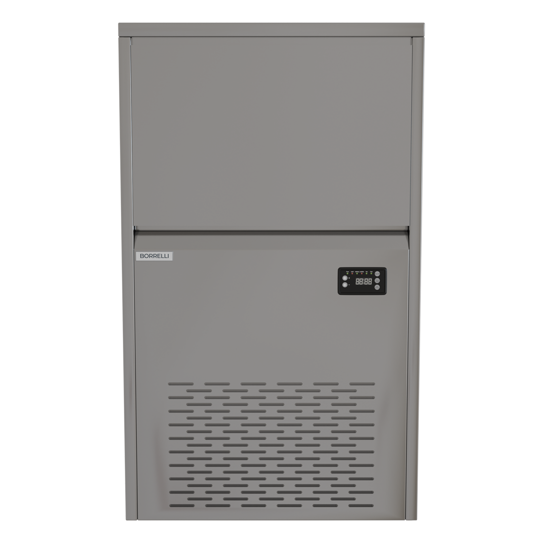  Efficient 80kg Ice Machine for Commercial Use - Compact and Durable Design, Perfect for Restaurants, Bars, and Cafes  front view.
