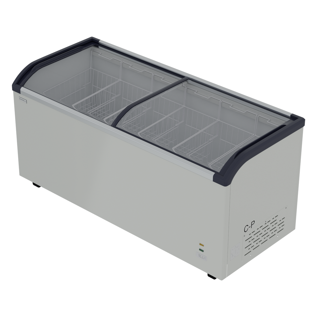 Commercial Glass Top Chest Freezer 545L