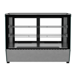 Commercial Counter Top Refrigerated Food Display 160 Ltr - Straight Glass front view