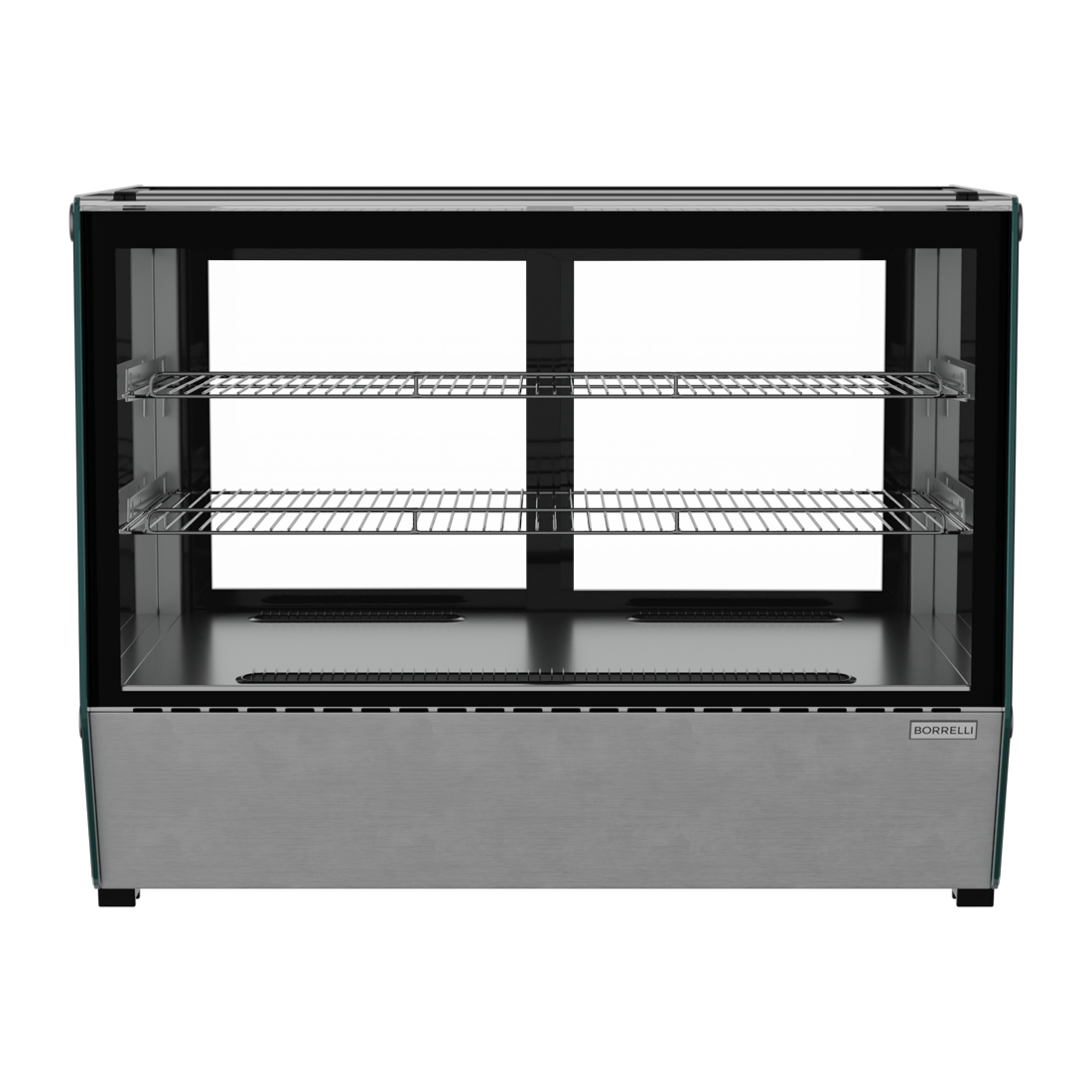 Commercial Counter Top Refrigerated Food Display 160 Ltr - Straight Glass front view