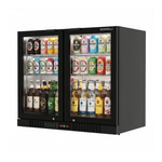 Commercial Undercounter Bar Fridge With 2 Hinged Doors 188L