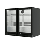 Commercial Undercounter Bar Fridge With 2 Hinged Doors 188L
