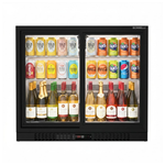 Commercial Undercounter Bar Fridge With 2 Sliding Doors 188L