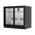 Commercial Undercounter Bar Fridge With 2 Sliding Doors 188L