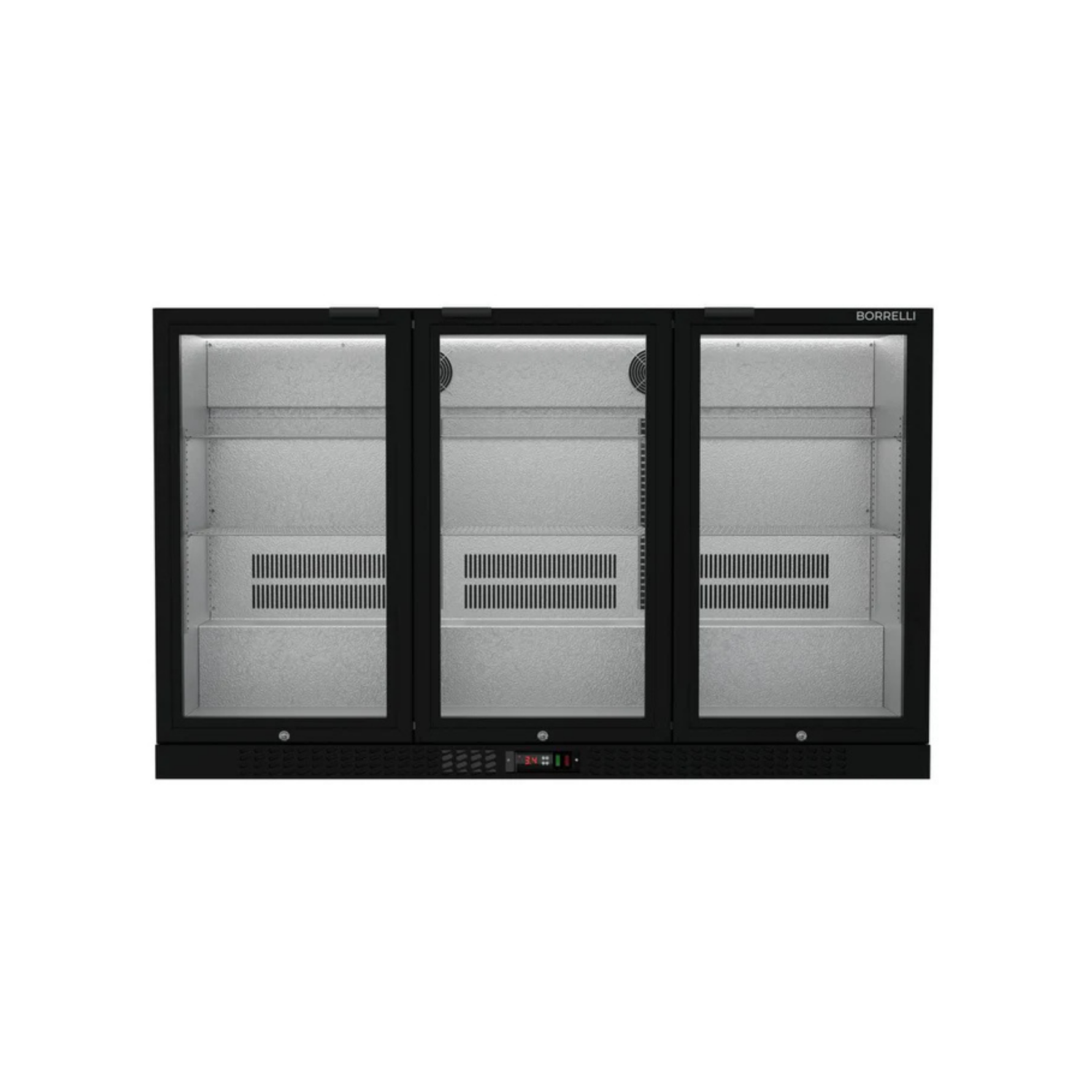 Commercial Bar Fridge With 3 Hinged Doors 324L