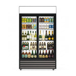 Commercial Display Fridge With 2 Sliding Glass Doors 525L