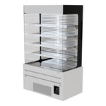 1200Ltr Commercial Floor Standing Open Deck Cold Display side view