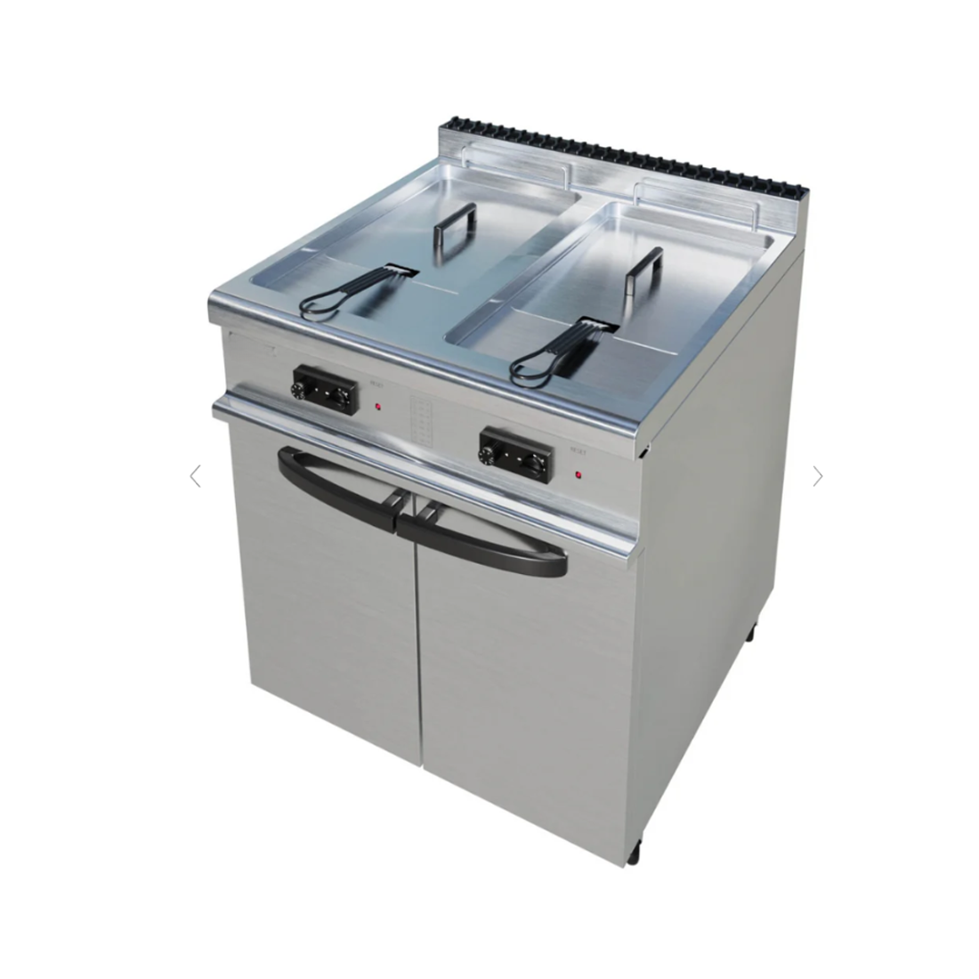 Twin Basket Twin Tank Free Standing Gas Fryer 2 x 20Ltr